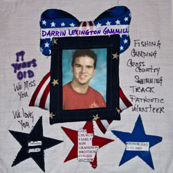Organ and Tissue Donation, Donor Memorial Quilt (Midwest Transplant Network, Kansas and Missouri)
