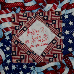 Organ and Tissue Donation, Donor Memorial Quilt (Midwest Transplant Network, Kansas and Missouri)