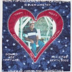 Organ and Tissue Donation, Donor Memorial Quilt (Midwest Transplant Network, Kansas and Missouri)