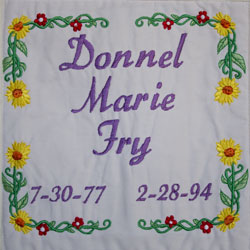 Organ and Tissue Donation, Donor Memorial Quilt (Midwest Transplant Network, Kansas and Missouri)