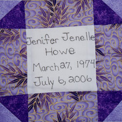 Organ and Tissue Donation, Donor Memorial Quilt (Midwest Transplant Network, Kansas and Missouri)