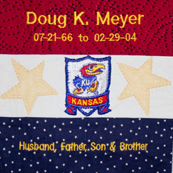 Organ and Tissue Donation, Donor Memorial Quilt (Midwest Transplant Network, Kansas and Missouri)