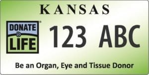 KS-Donate-Life-License-Plate Donte Life Kansas License Plate