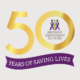 50 years of saving lives logo