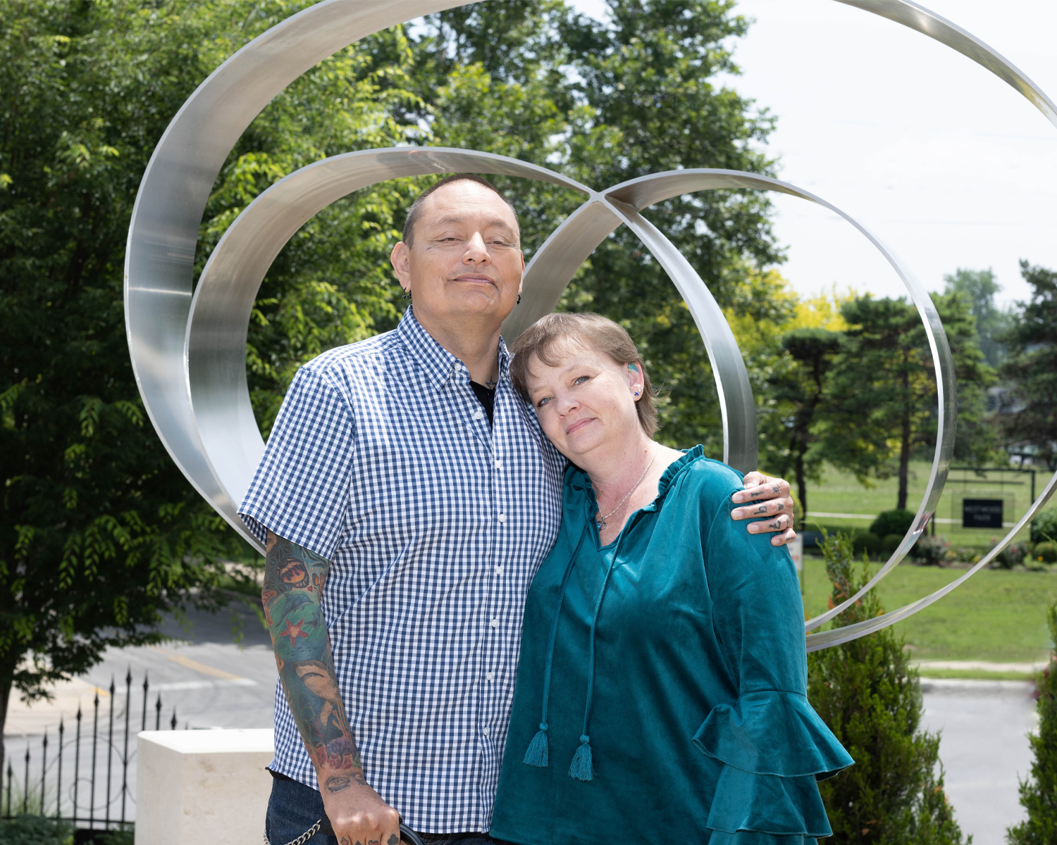 Pictured — left to right: Jason Talk; Traci Craig, Jason’s girlfriend