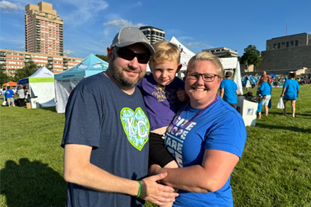 Kevin Calhoun and his family.