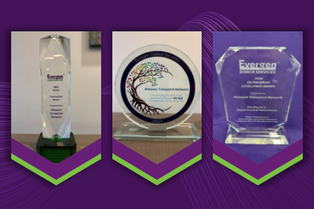 Midwest Transplant Network honored with top awards from Evergen