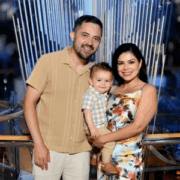 Alex Alzate and family