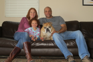 Monroe Burgess and family