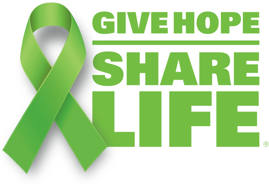 Green Ribbon-Give Hope Share Life logo